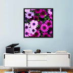 Pink and Purple Daisies Wall Art