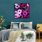 Pink and Purple Daisies Wall Art