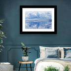 Siljan Lake Mist Reflection Wall Art
