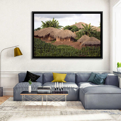 Thatched Huts Wall Art