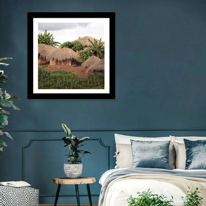 Thatched Huts Wall Art