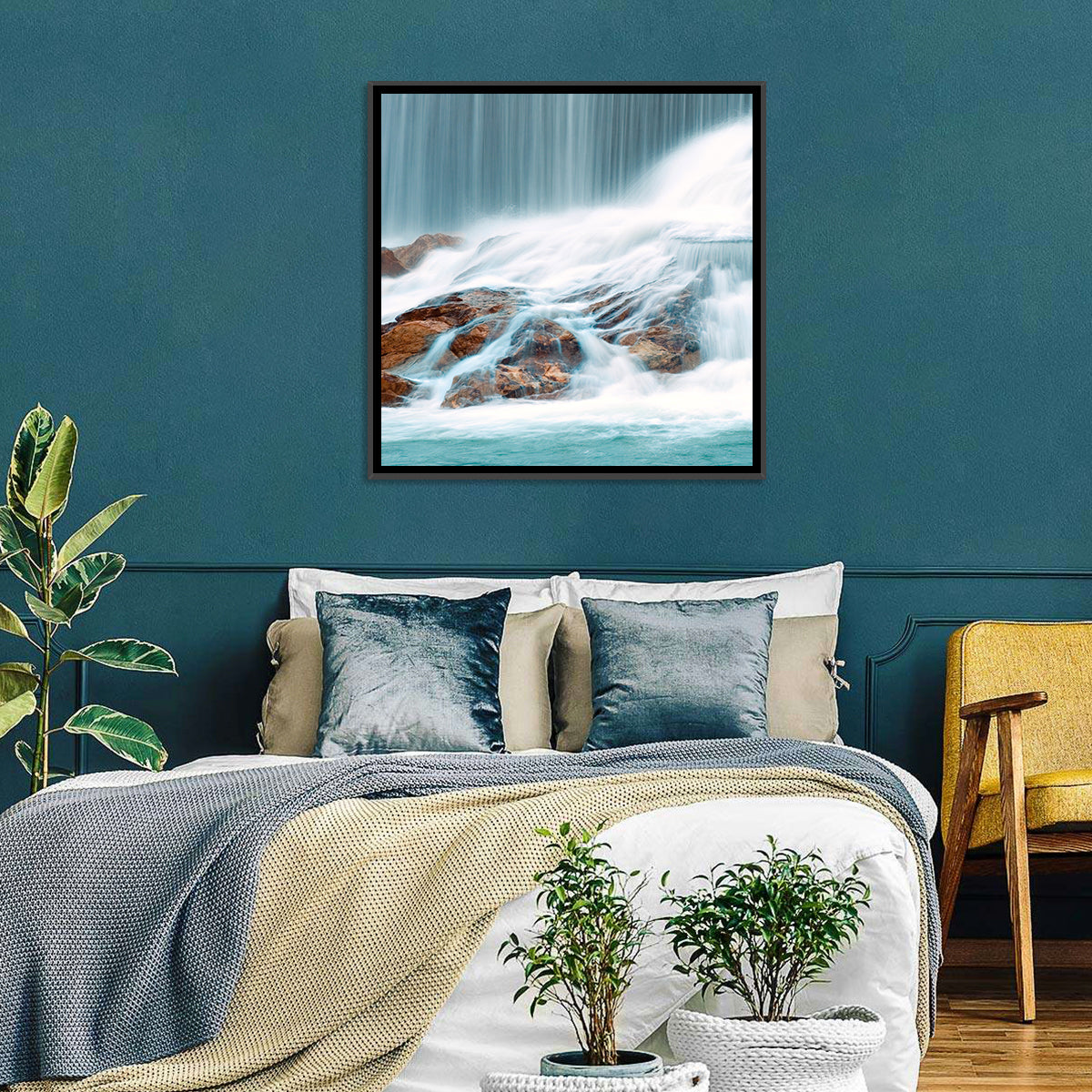 Ningbo Cascading Waterfall Wall Art