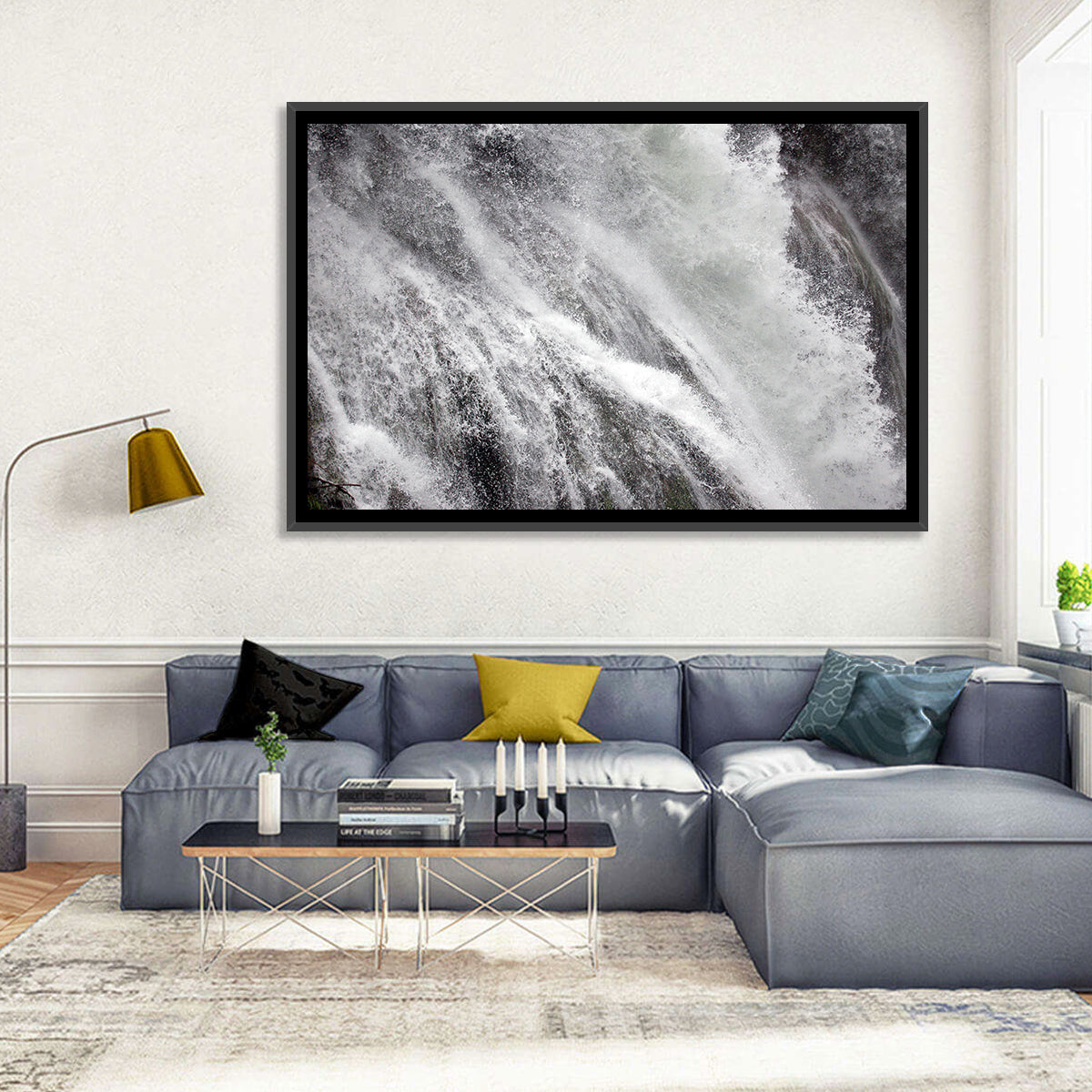 Marmore Waterfall in Motion Wall Art