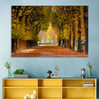 Golden Hour Autumn Path Wall Art