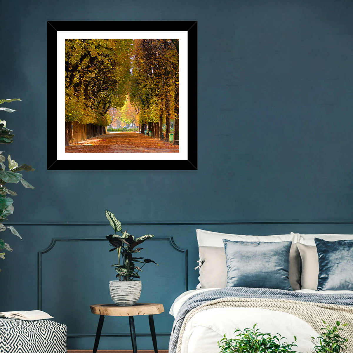 Golden Hour Autumn Path Wall Art