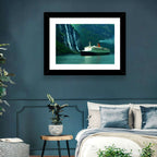 Cruise Ship at Geiranger Fjord Wall Art