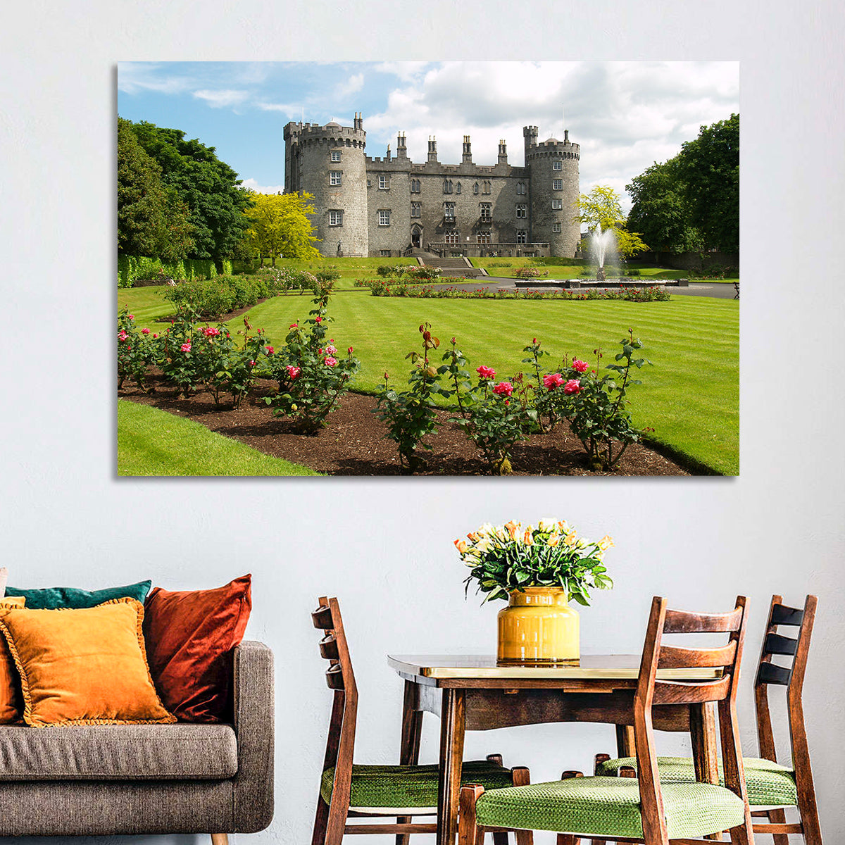 Kilkenny Castle Wall Art in a room, landscape