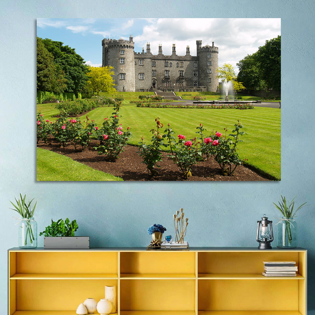 Kilkenny Castle Wall Art in a room, landscape