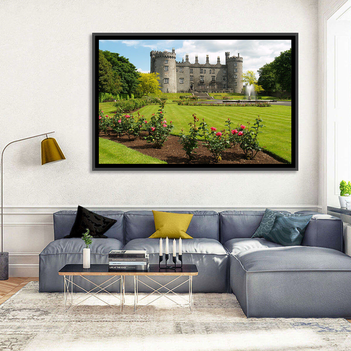 Kilkenny Castle Wall Art in a room, landscape