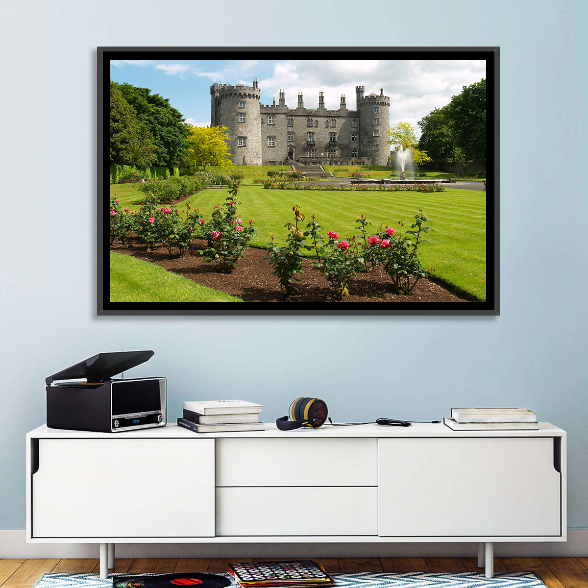 Kilkenny Castle Wall Art in a room, landscape