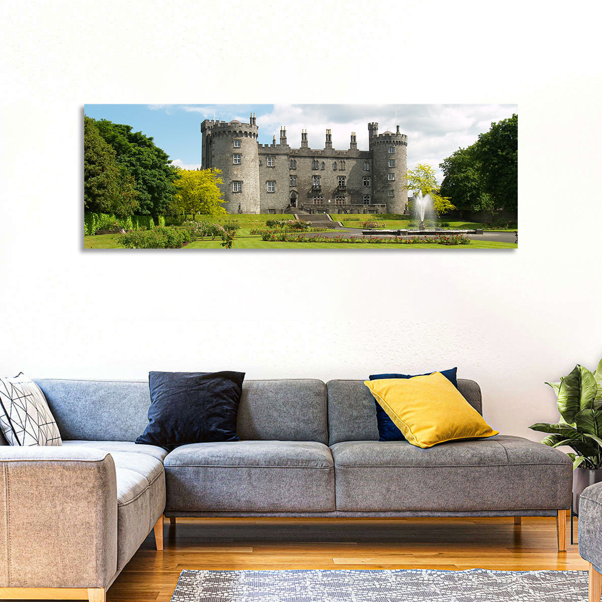 Kilkenny Castle Wall Art in a room, landscape