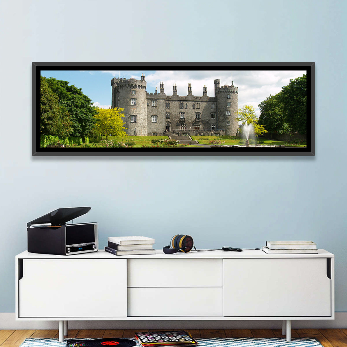 Kilkenny Castle Wall Art in a room, landscape