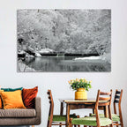 Fairmount Park Winter Spillway Wall Art