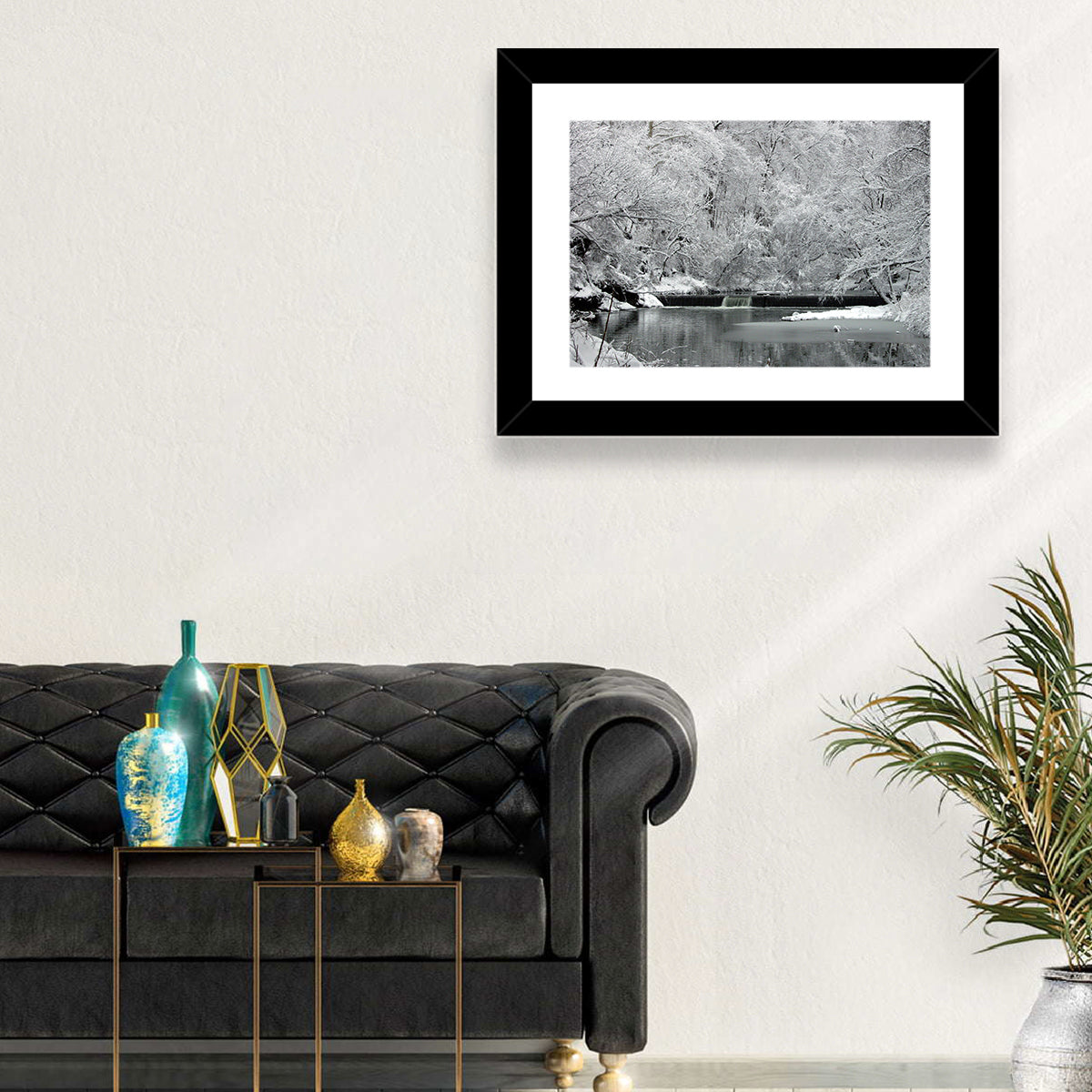 Fairmount Park Winter Spillway Wall Art