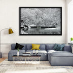 Fairmount Park Winter Spillway Wall Art