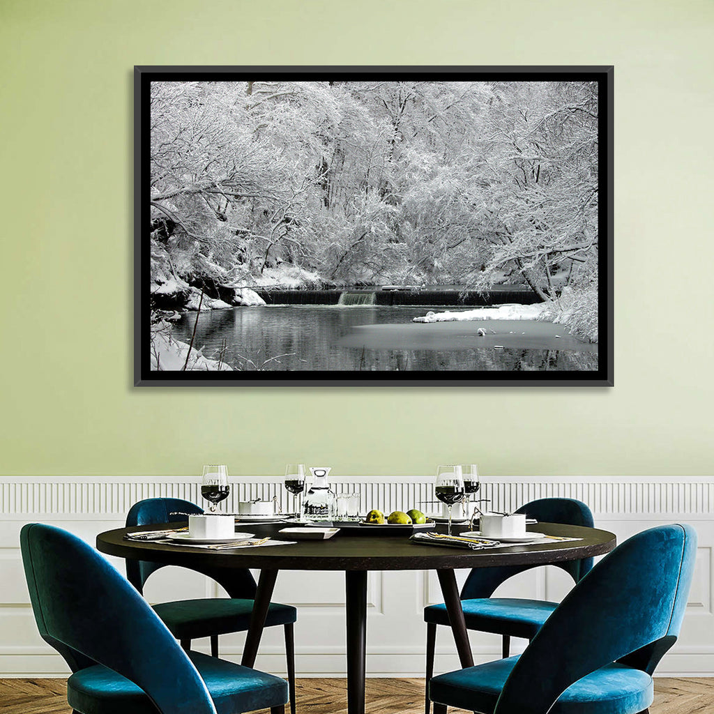 Fairmount Park Winter Spillway Wall Art