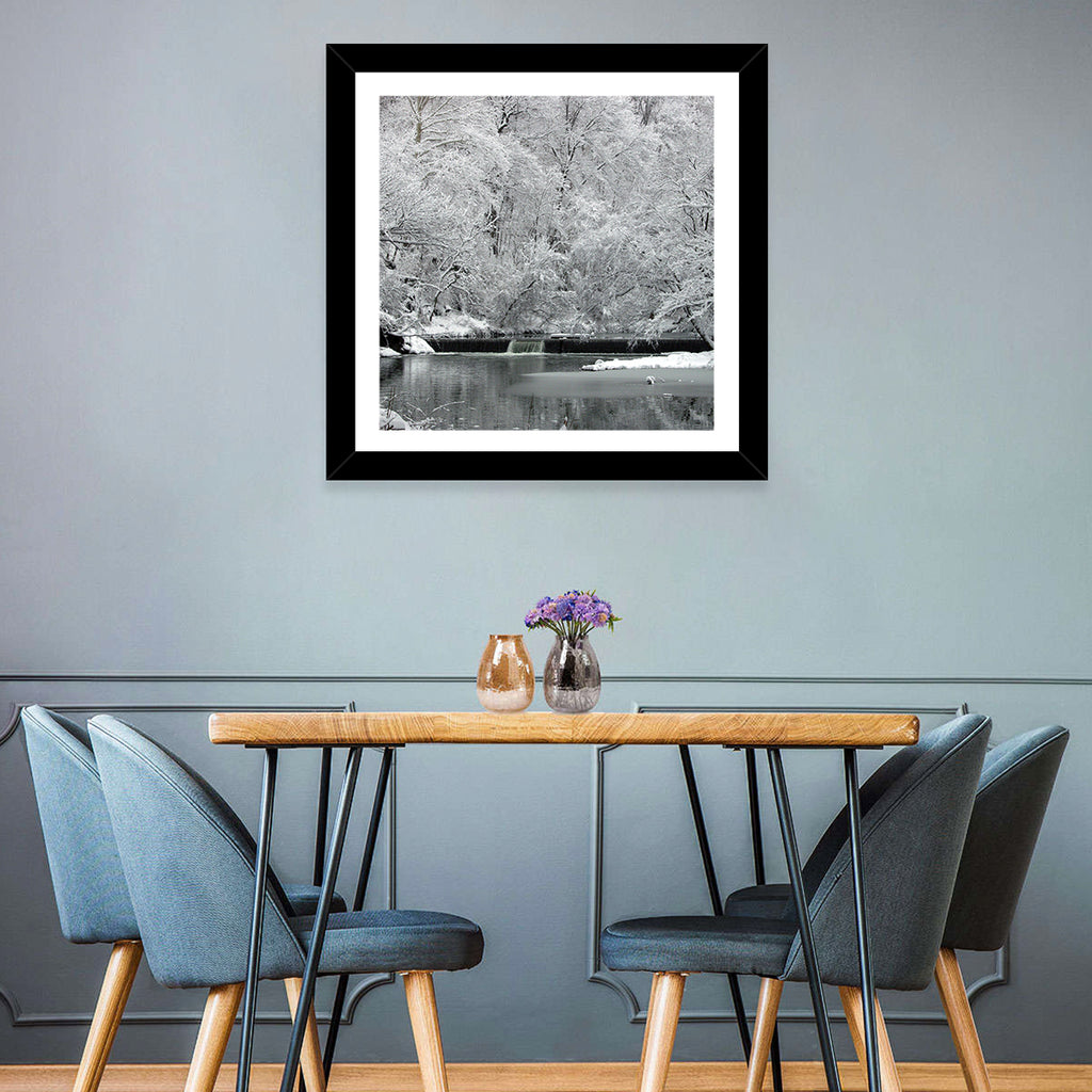 Fairmount Park Winter Spillway Wall Art