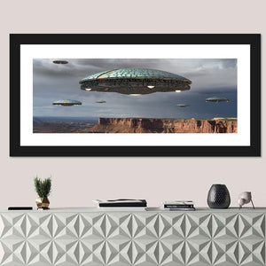 Alien Ships Wall Art