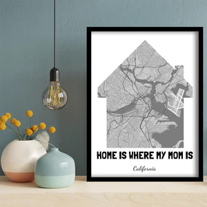 Home Is Where My Mom Is Map