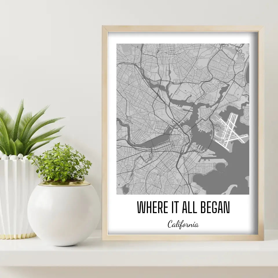 Where It All Began, San Francisco Canvas Wall Art