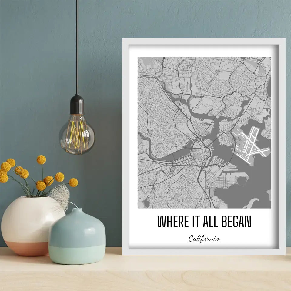 Where It All Began, San Francisco Canvas Wall Art