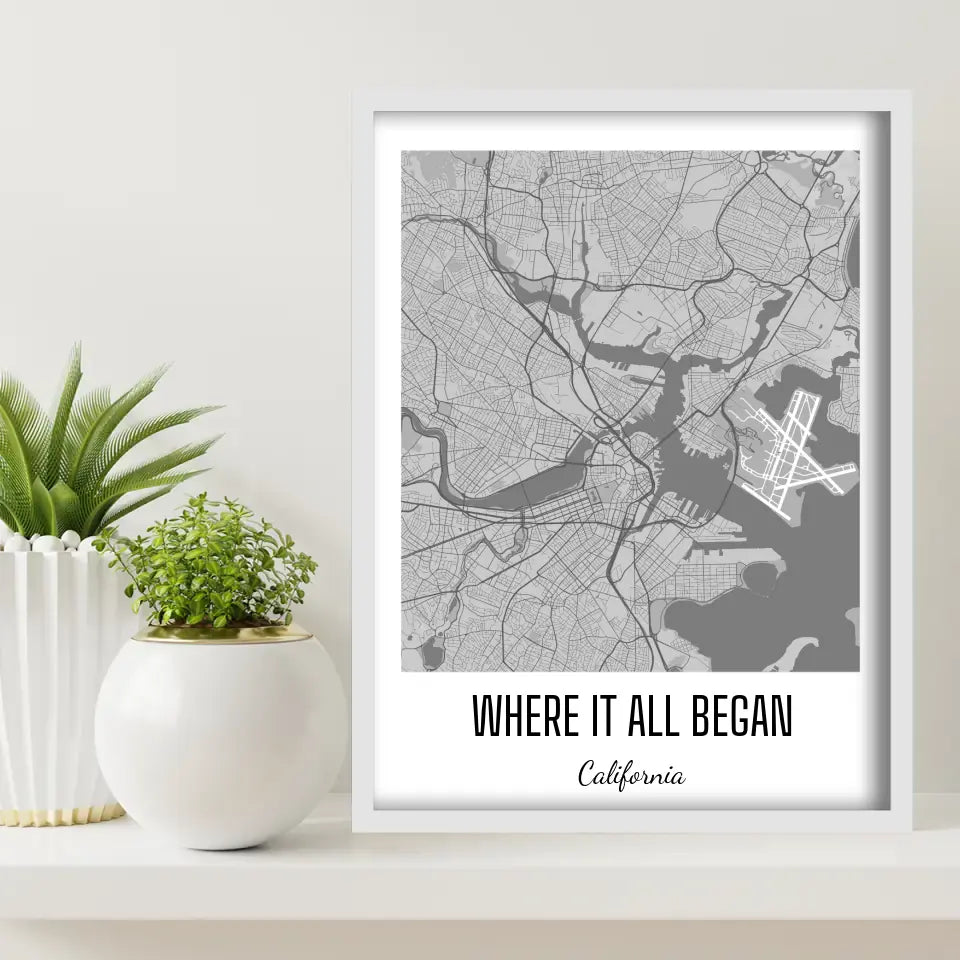 Where It All Began, San Francisco Canvas Wall Art