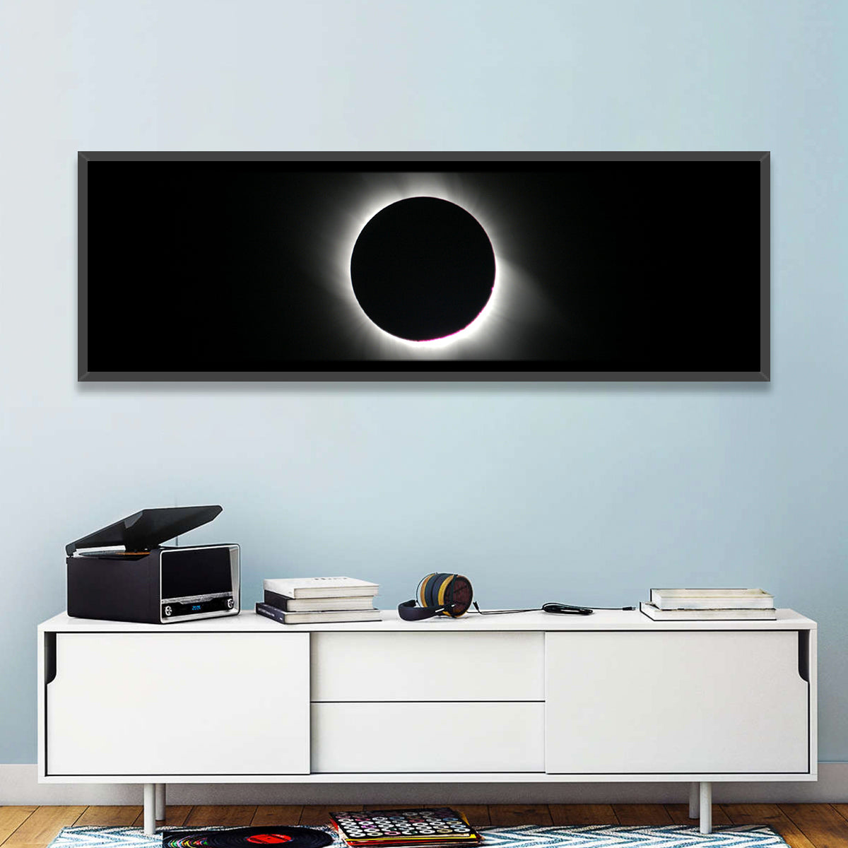 Centered Solar Eclipse Wall Art
