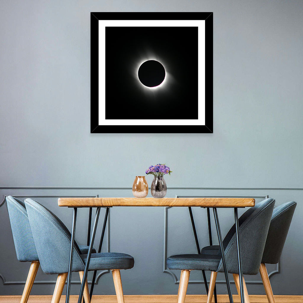 Centered Solar Eclipse Wall Art
