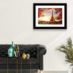 Eiffel Tower at Golden Hour Wall Art