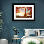 Eiffel Tower at Golden Hour Wall Art