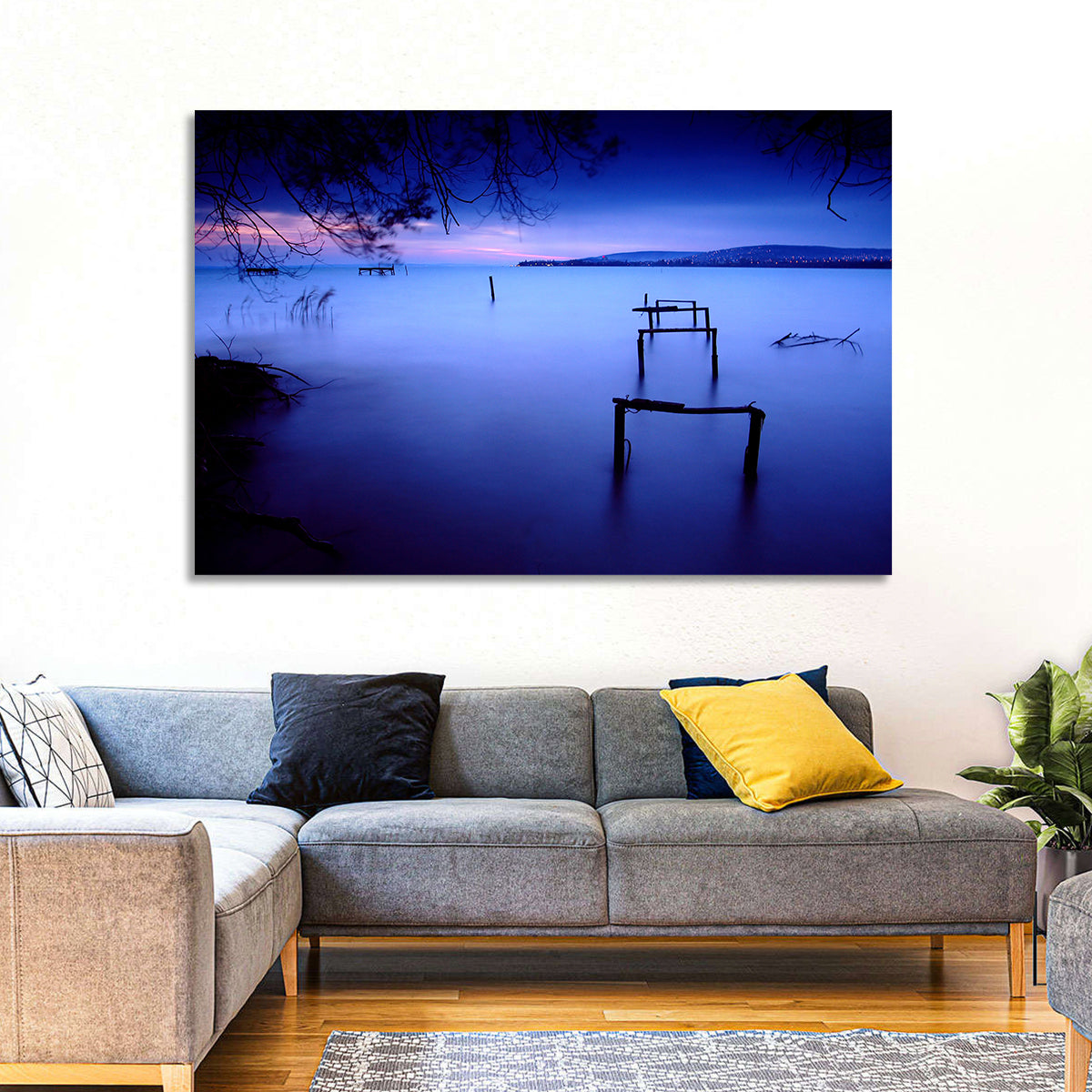 Lake Balaton at Twilight Wall Art