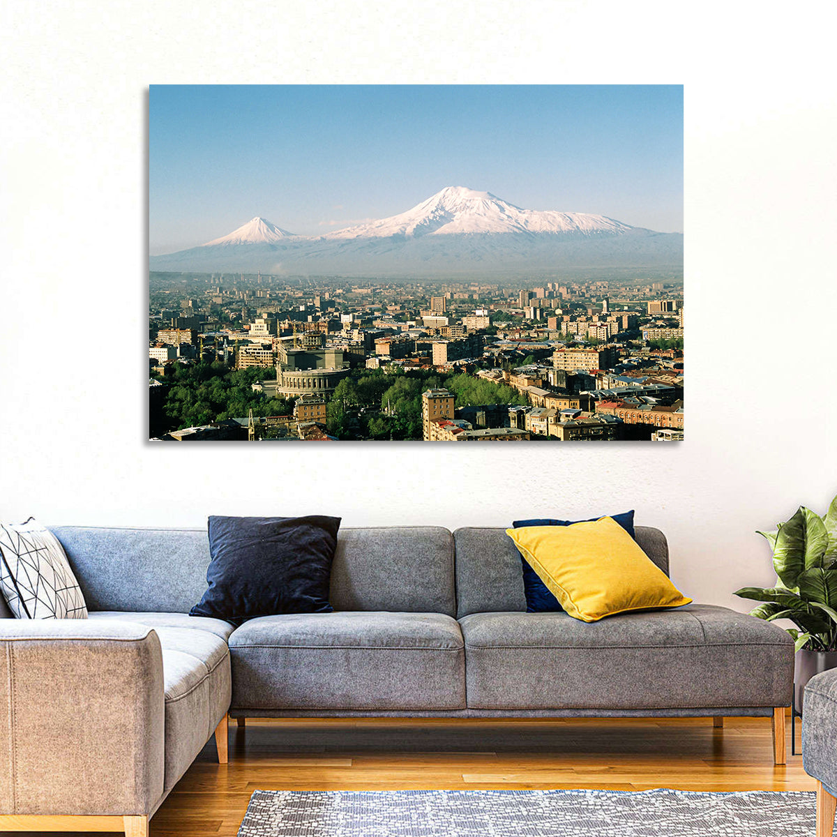 Mount Ararat Over Yerevan Wall Art
