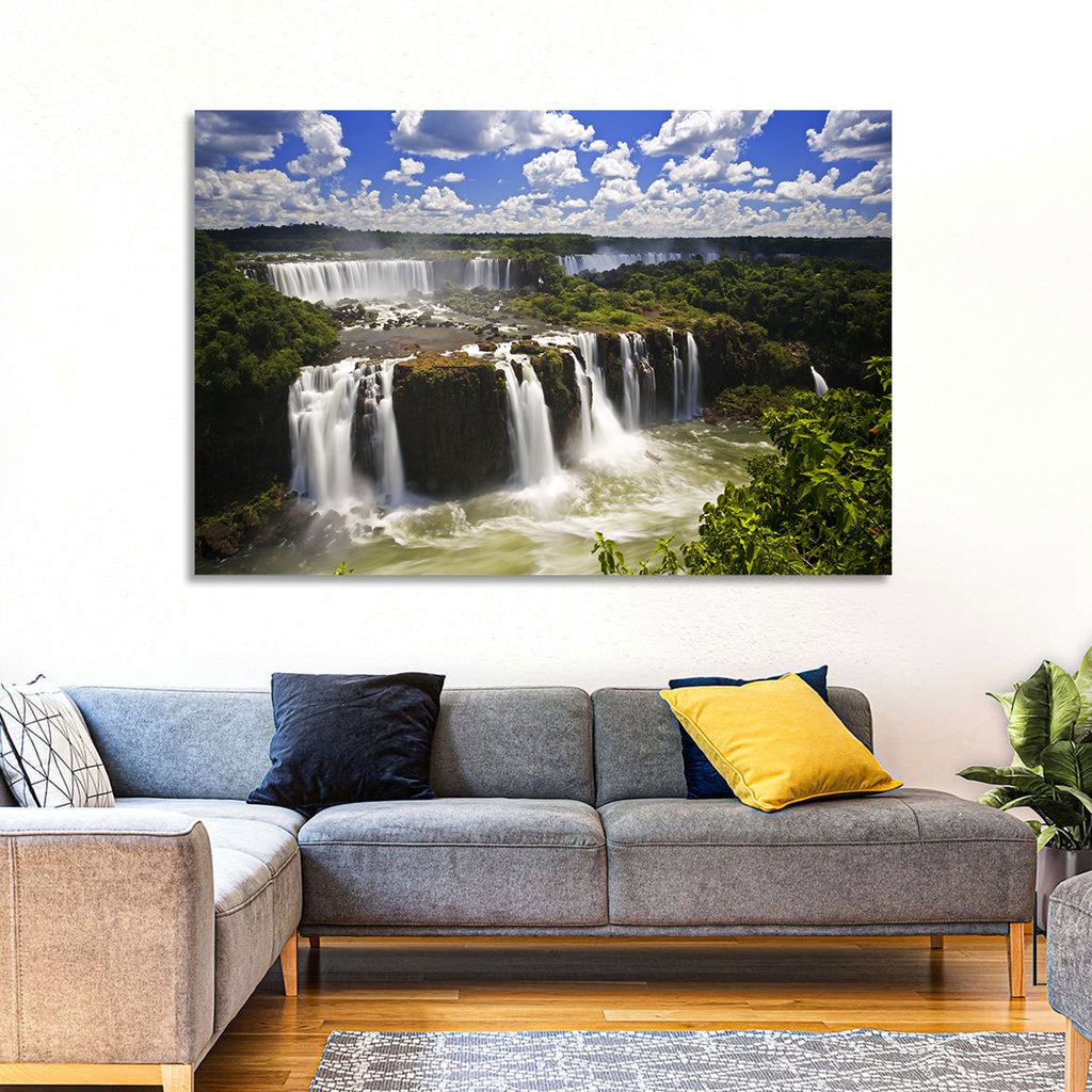 Iguazu Falls River View Wall Art