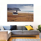 Icelandic Church with Dark Steeple Wall Art