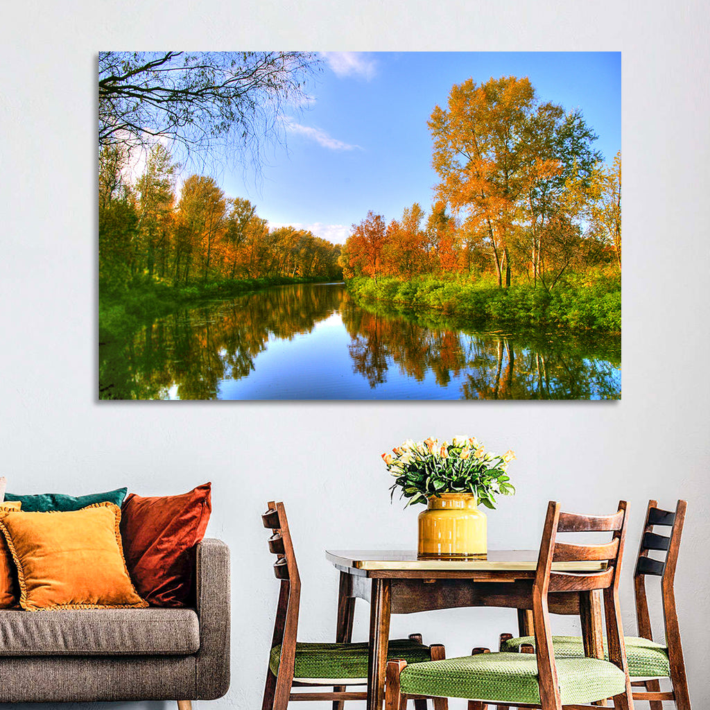 Autumn River Wall Art