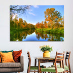 Autumn River Wall Art