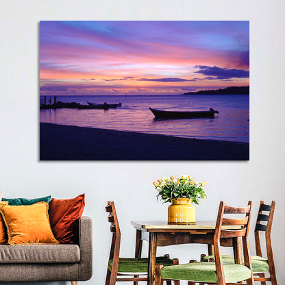 Malolo Island Sunset Wall Art