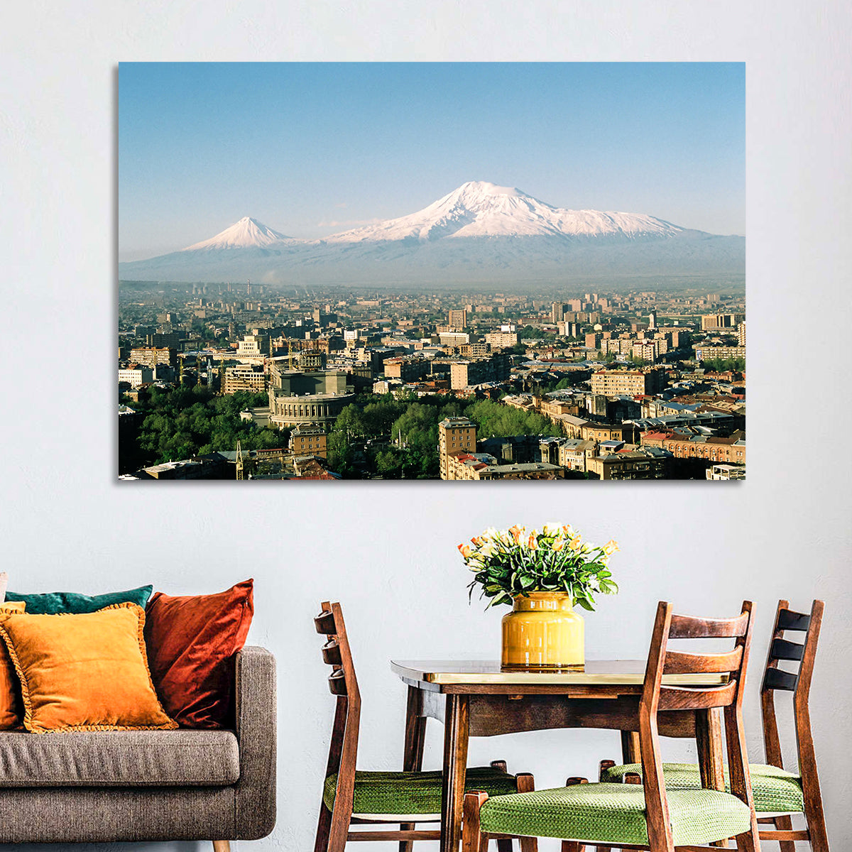 Mount Ararat Over Yerevan Wall Art