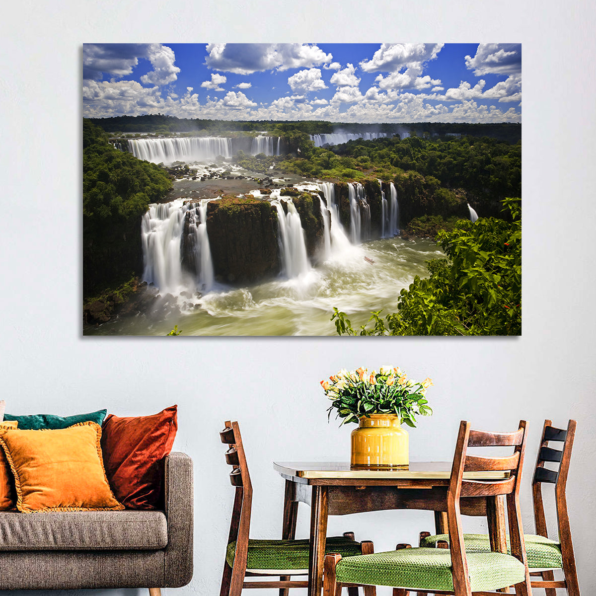 Iguazu Falls River View Wall Art