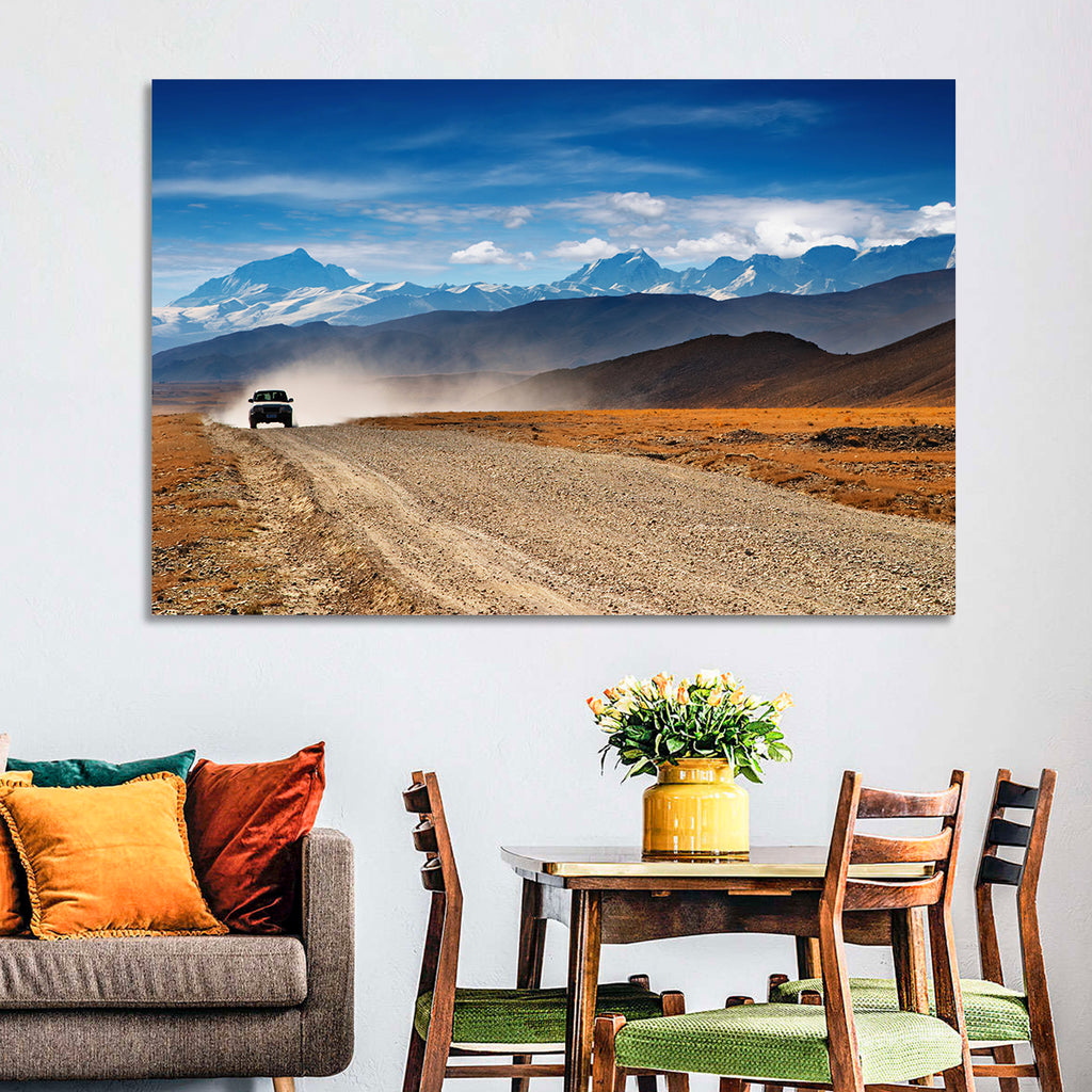Road to Everest, Tibetan Highlands Wall Art