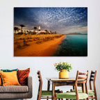 Sharm El Sheikh Beach at Dusk Wall Art