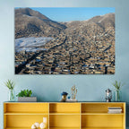 Kabul Winter Cityscape Wall Art