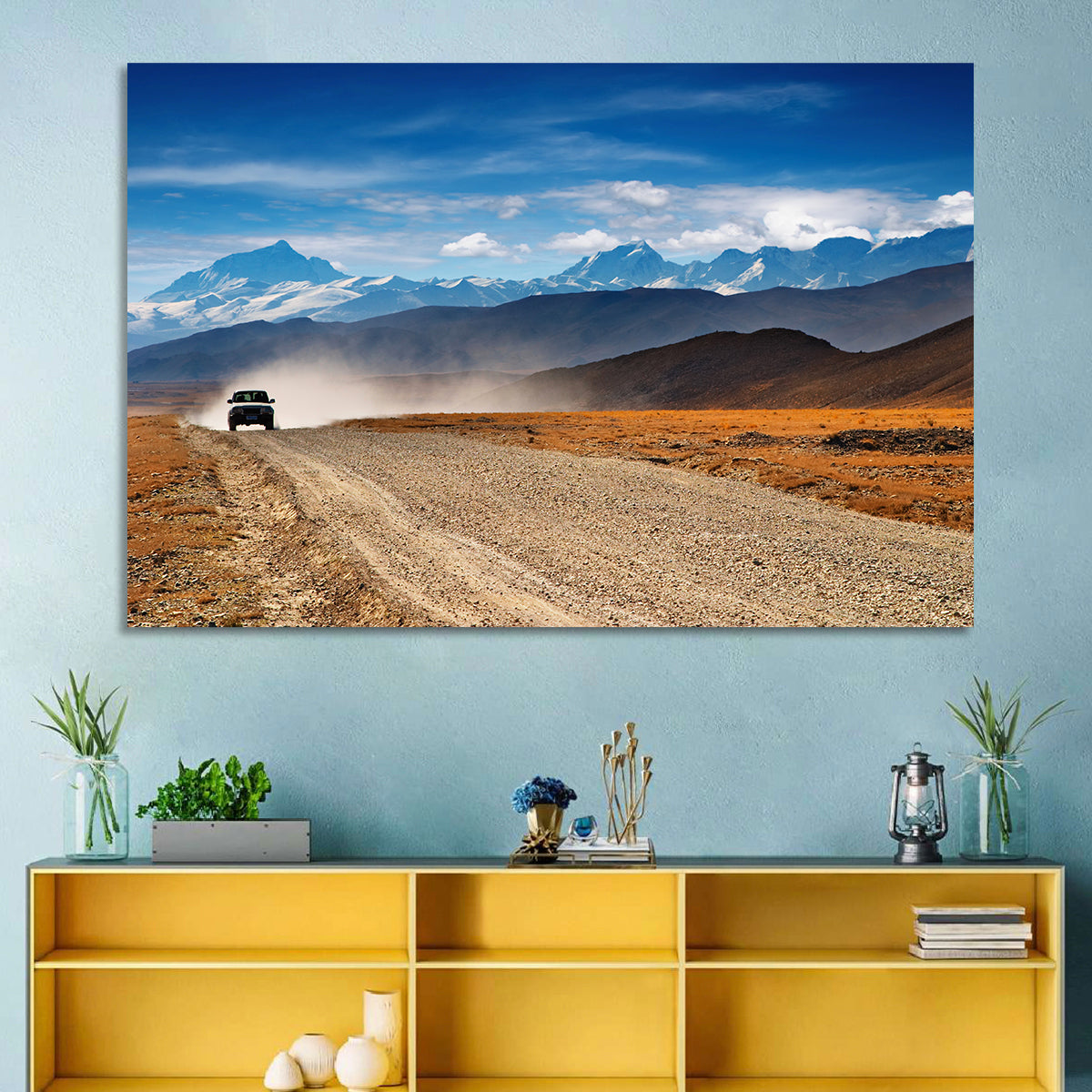 Road to Everest, Tibetan Highlands Wall Art