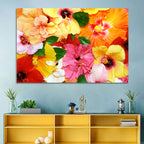 Vibrant Hibiscus Close-up Wall Art