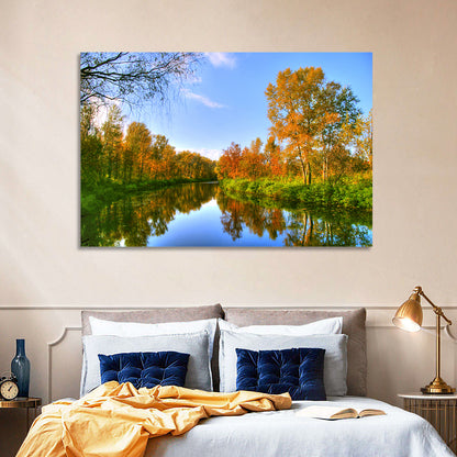 Autumn River Wall Art