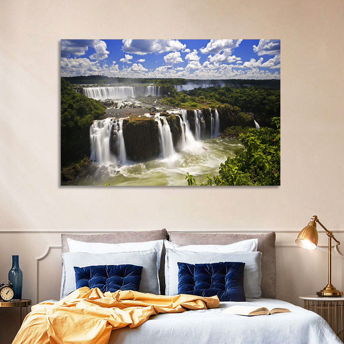 Iguazu Falls River View Wall Art