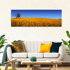 Canola Field with Lone Tree Wall Art