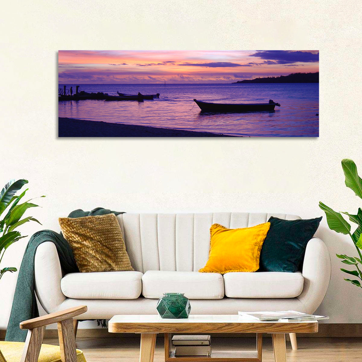 Malolo Island Sunset Wall Art