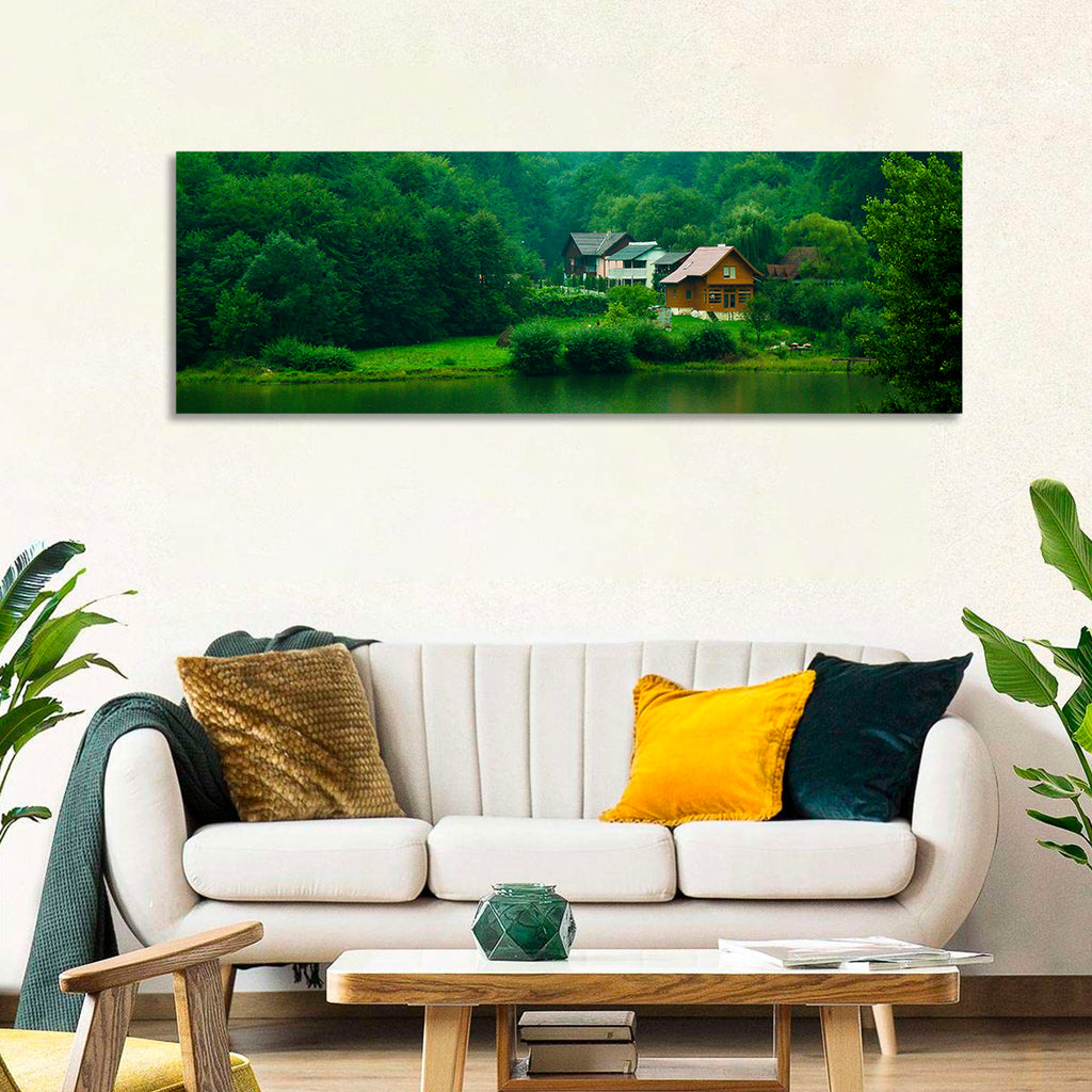 Mist Over Lake Tarnita Wall Art