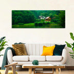 Mist Over Lake Tarnita Wall Art